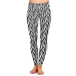 Zebra Ladies Leggings - Extra Small