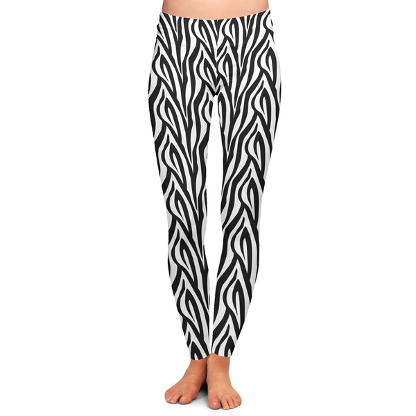 Custom Zebra Ladies Leggings - Large