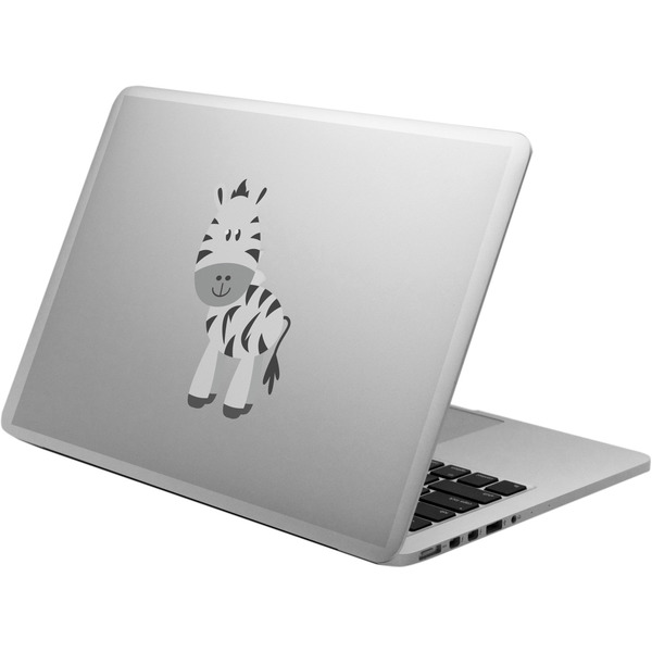 Custom Zebra Laptop Decal