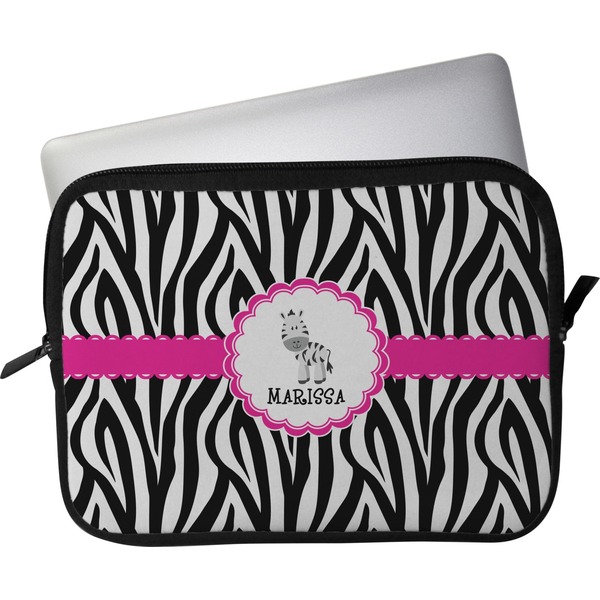 Custom Zebra Laptop Sleeve / Case - 13" (Personalized)