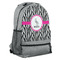 Zebra Large Backpack - Gray - Angled View