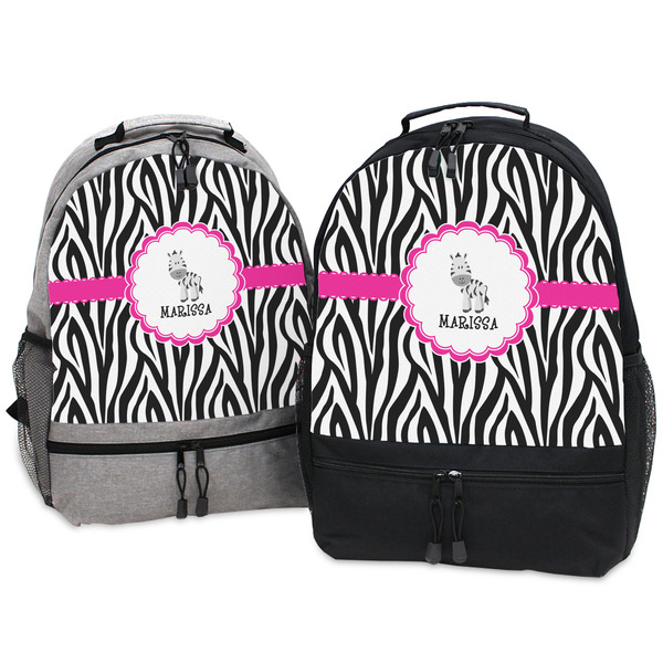 Zebra Large Backpacks - Both