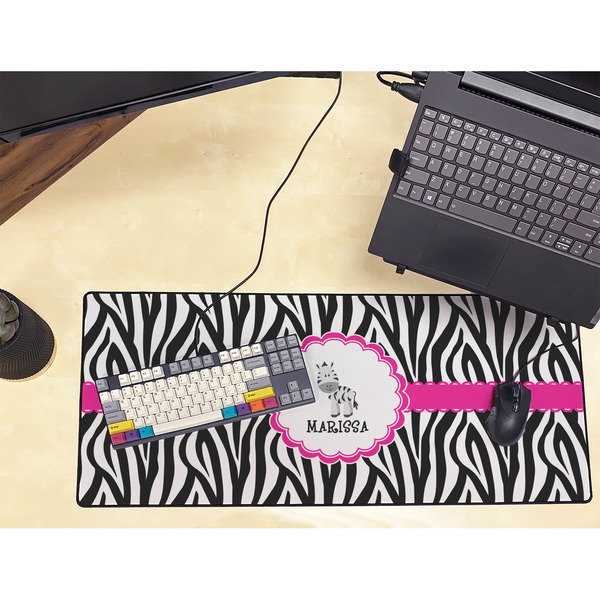 Zebra Large Gaming Mats - LIFESTYLE