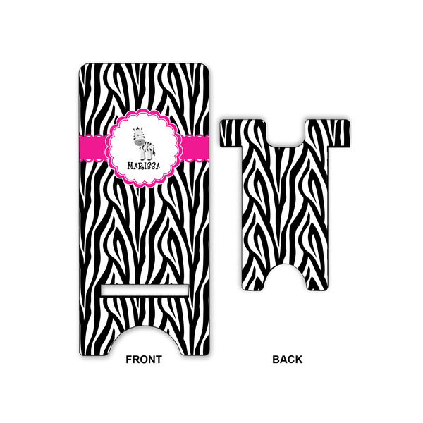 Zebra Large Phone Stand - Front & Back