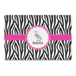 Zebra Large Rectangle Car Magnet (Personalized)