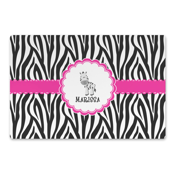 Custom Zebra Large Rectangle Car Magnet (Personalized)