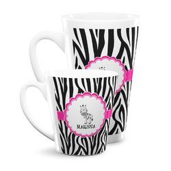 Zebra Latte Mug (Personalized)