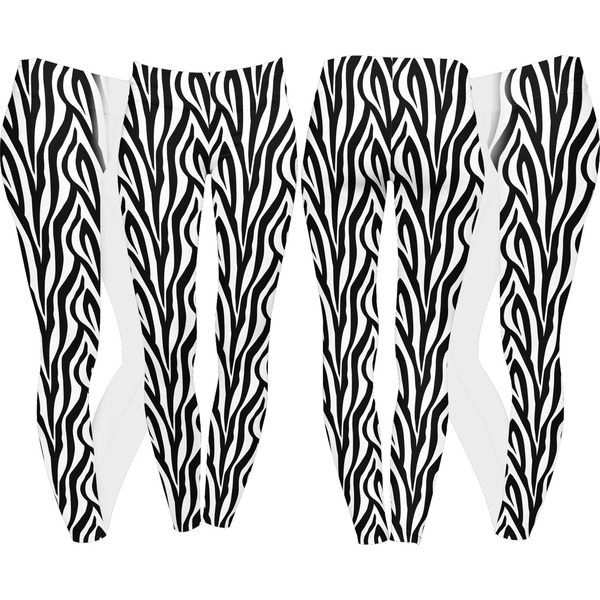 Zebra Leggings Turn Around - Apvl