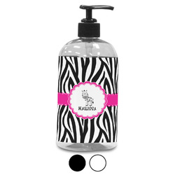 Zebra Plastic Soap / Lotion Dispenser (Personalized)