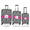 Zebra Luggage Bags all sizes - With Handle