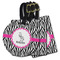 Zebra Plastic Luggage Tag (Personalized)