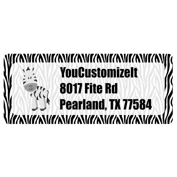 Custom Zebra Return Address Labels (Personalized)