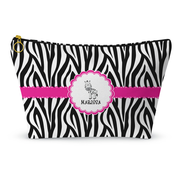 Custom Zebra Makeup Bag (Personalized)
