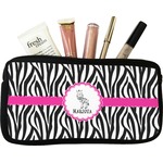 Zebra Makeup / Cosmetic Bag (Personalized)