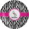 Zebra Melamine Plate (Personalized)
