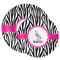 Zebra Melamine Plates - PARENT/MAIN