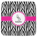 Zebra Memory Foam Bath Mat - 48"x48" (Personalized)