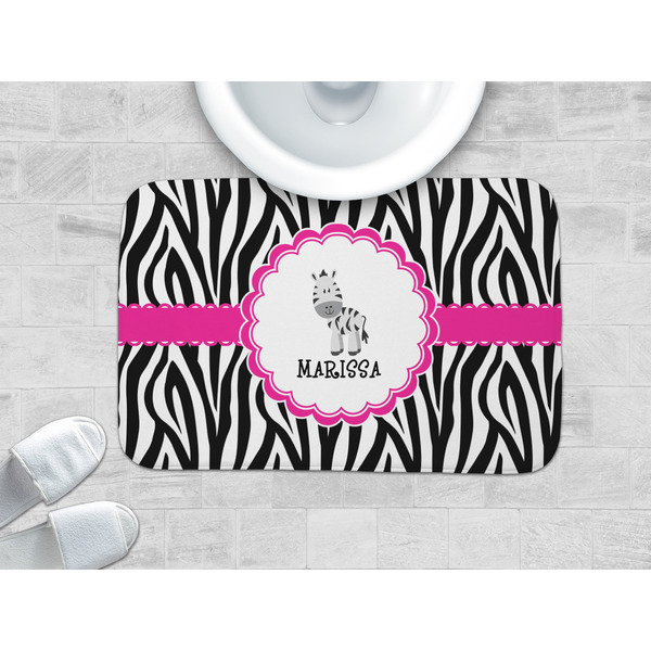 Zebra Memory Foam Bath Mat - LIFESTYLE 34x21