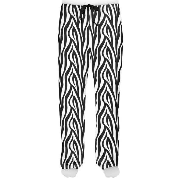 Zebra Men's Pjs Front - on model