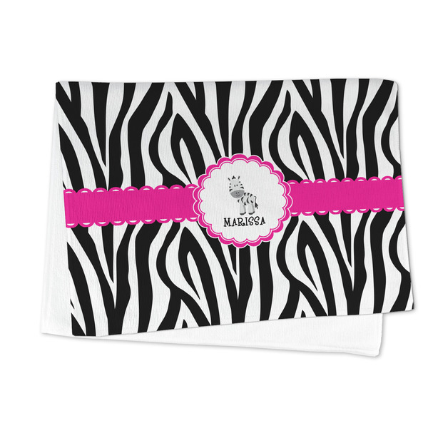 Zebra Microfiber Dish Towel - FOLDED HALF