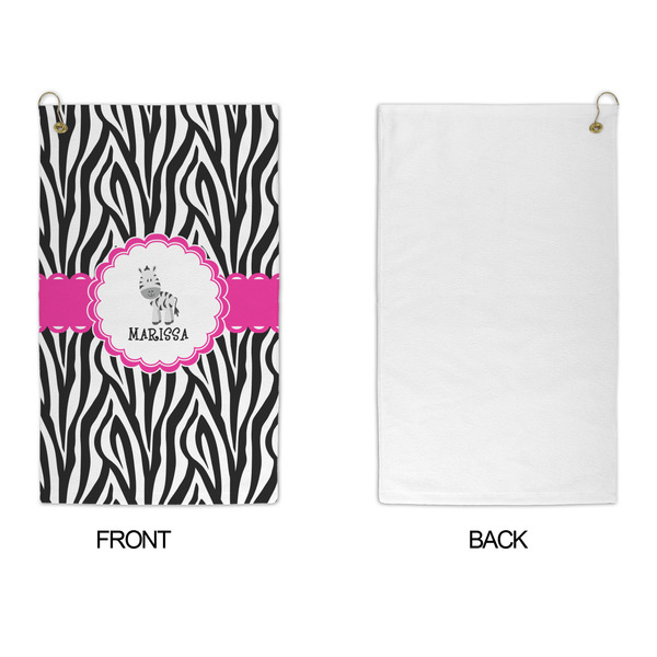 Zebra Microfiber Golf Towels - APPROVAL