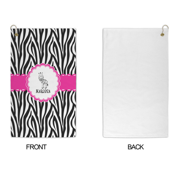 Zebra Microfiber Golf Towels - APPROVAL
