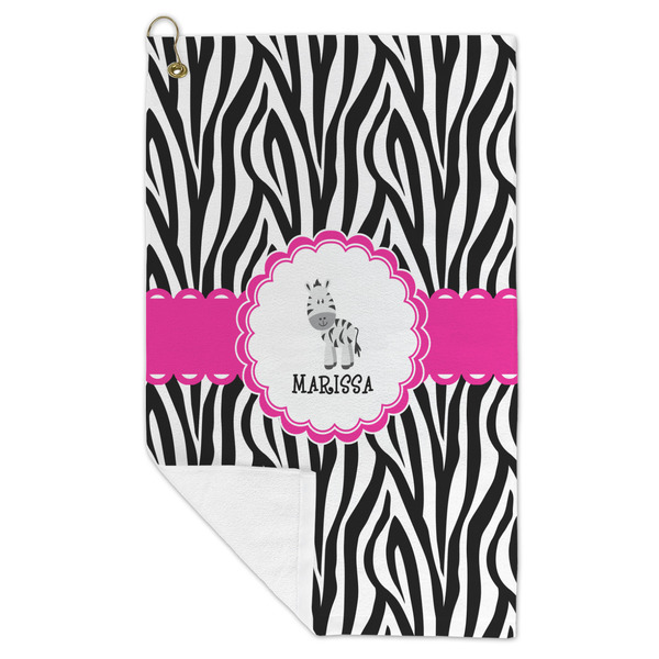 Zebra Microfiber Golf Towels - FOLD