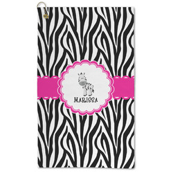 Zebra Microfiber Golf Towel (Personalized)