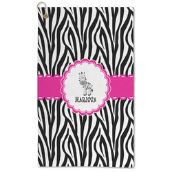 Zebra Microfiber Golf Towel - Large (Personalized)