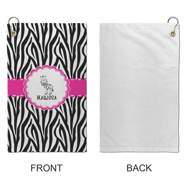 Zebra Microfiber Golf Towels - Small - APPROVAL