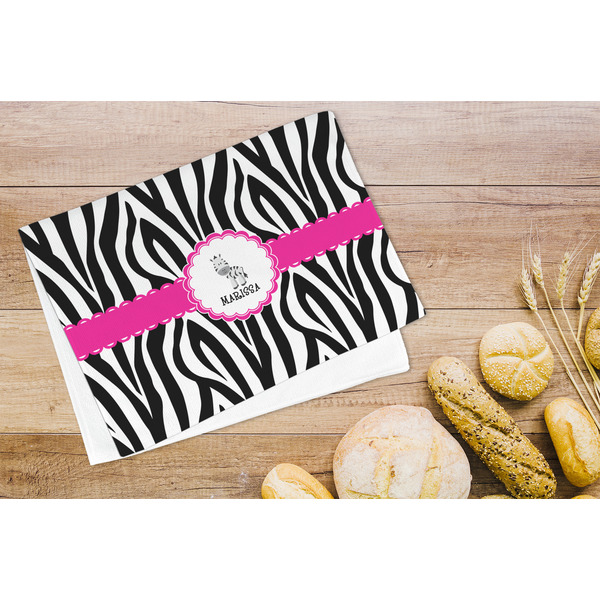Zebra Microfiber Kitchen Towel - LIFESTYLE