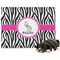 Zebra Dog Blanket - Large (Personalized)