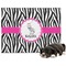 Zebra Dog Blanket (Personalized)