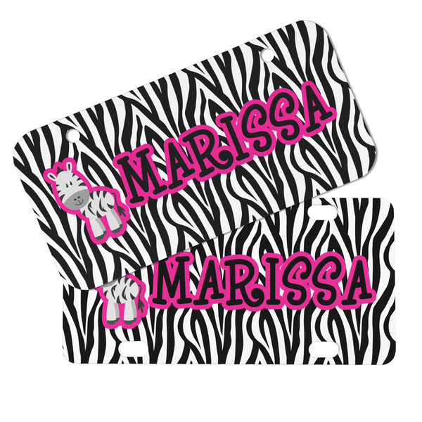 Zebra Mini License Plates - MAIN (4 and 2 Holes)