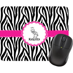 Zebra Rectangular Mouse Pad (Personalized)