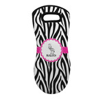 Zebra Neoprene Oven Mitt w/ Name or Text