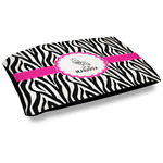 Zebra Outdoor Dog Bed - Large (Personalized)