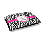 Zebra Outdoor Dog Bed - Medium (Personalized)