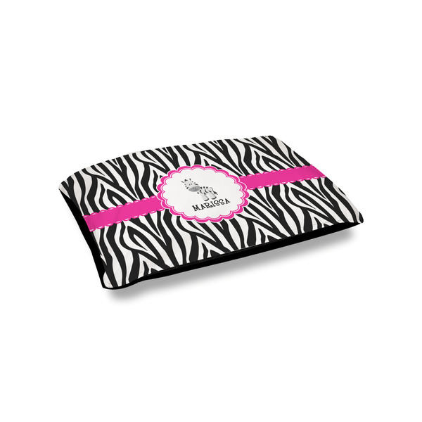 Custom Zebra Outdoor Dog Bed - Small (Personalized)