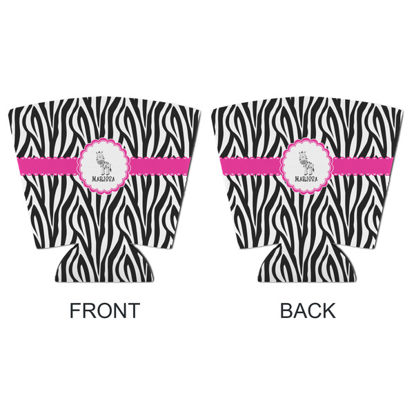 Zebra Party Cup Sleeves - with bottom - APPROVAL