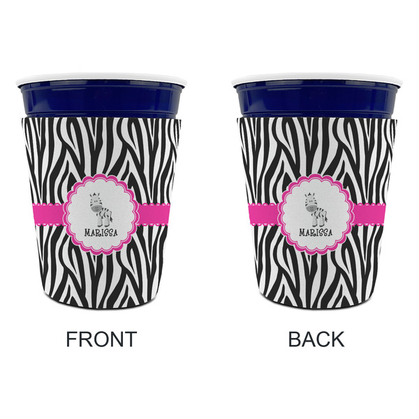 Zebra Party Cup Sleeves - without bottom - Approval