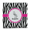 Zebra Party Favor Gift Bag - Gloss - Front
