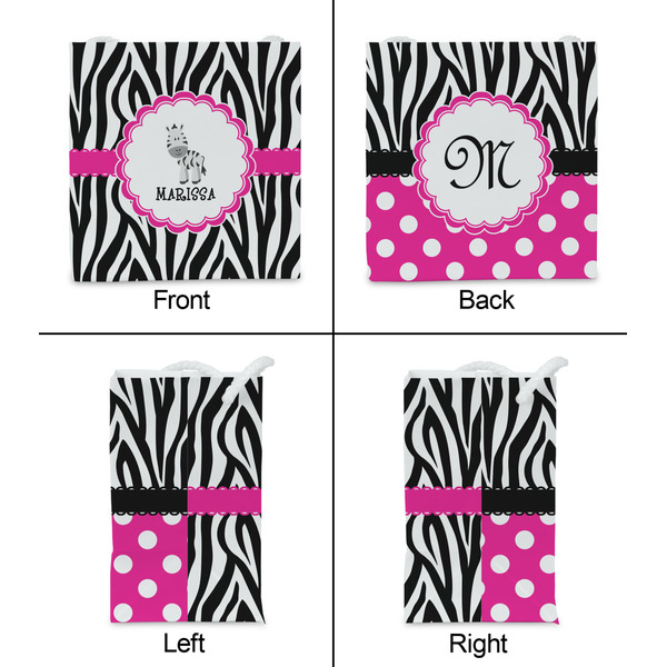 Zebra Party Favor Gift Bag - Matte - Approval