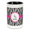 Zebra Ceramic Pencil Holders - Black