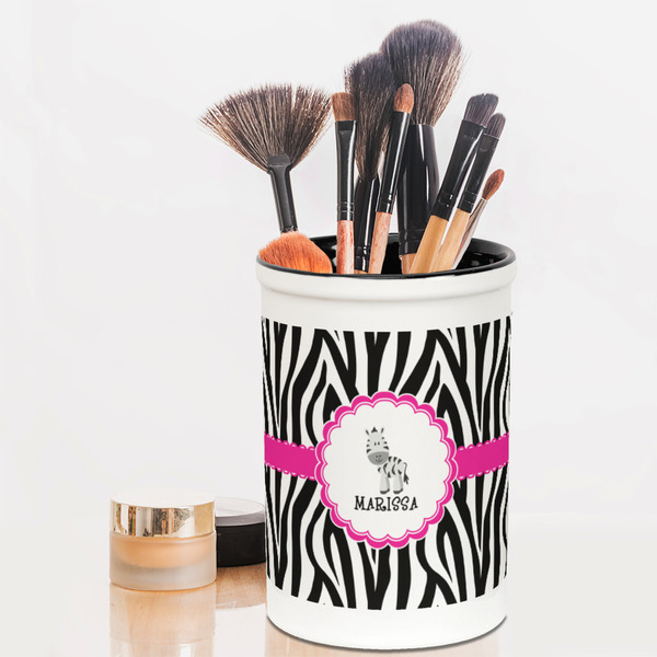 Zebra Pencil Holder - LIFESTYLE makeup