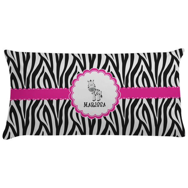 Custom Zebra Pillow Case - King (Personalized)