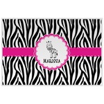 Zebra Laminated Placemat w/ Name or Text