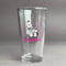 Zebra Pint Glass - Two Content - Front/Main