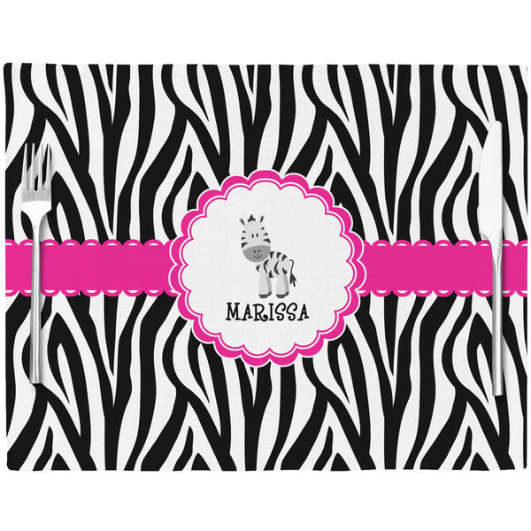 Zebra Placemat with Props