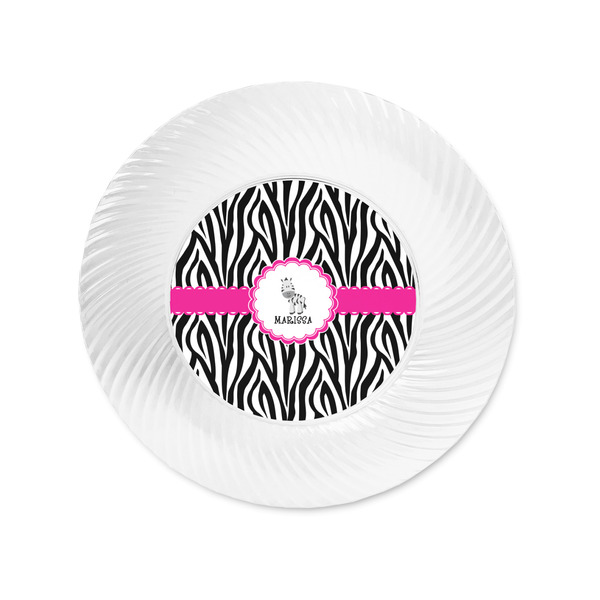 Zebra Plastic Party Appetizer & Dessert Plates - Approval